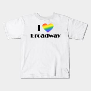 I love broadway Kids T-Shirt